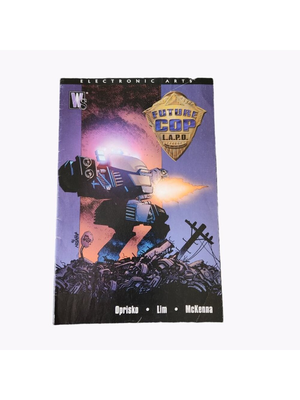 Electronic Arts Future Cop LAPD 1998 Comic Book Collector Bagged Boarded